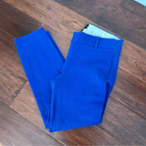 J. Crew Minnie blue ankle slim dress pants 2 - Picture 2 of 5